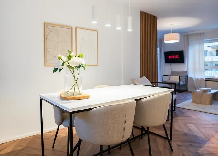 Apartament 1 Bedroom - Zentral - Terrasse - Kueche - Wifi - Business - Ruhig