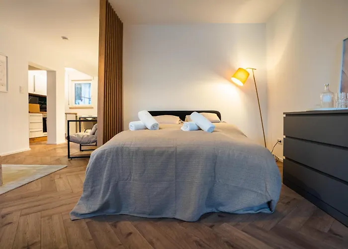 1 Bedroom - Zentral - Terrasse - Kueche - Wifi - Business - Ruhig Apartament Wiesbaden